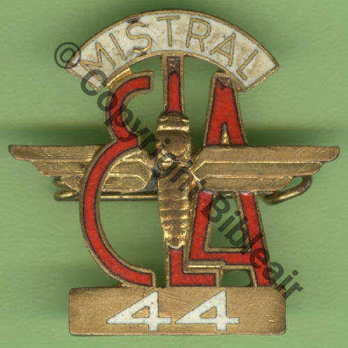 44  2410.EMGFAA ELA.44 MISTRAL SALON  FIA.LYON Bol Rect Dos lisse scintillant grave 2410 (NH) Src.Y.GENTY 8Eur11.06 